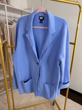 Lands End Plus Size Cardigan Blazer